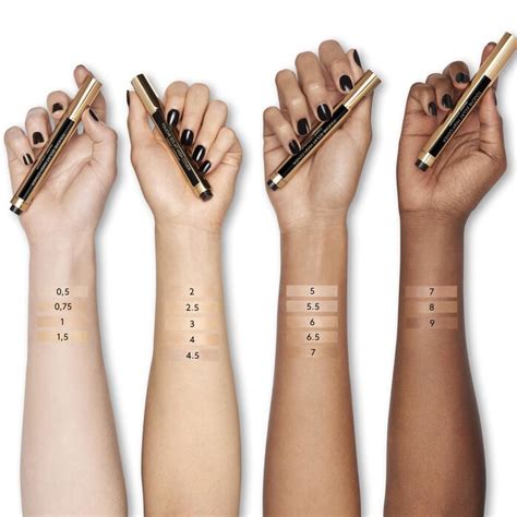 ysl concealer brush|YSL touche eclat shade chart.